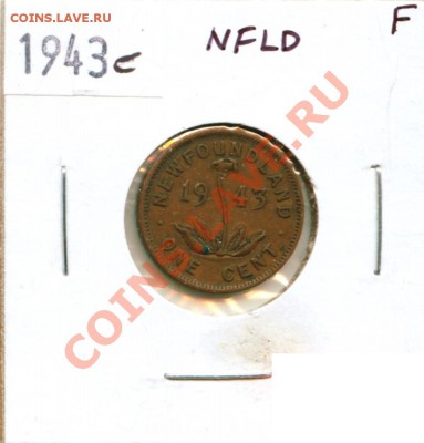 L58 Ньюфаундленд 1c 1943c F до 05.12 в 22°° - L58 1c NFLD 1943c F_1