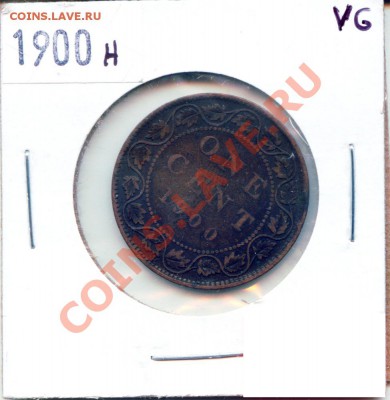 L26 1¢ 1900H Канада VG до 05.12 в 22°° - L26 Canada 1 CENT 1900 VG_1