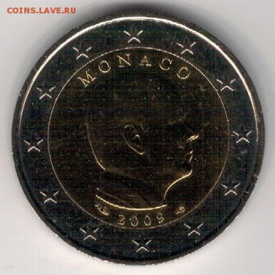 МОНАКО 2 ЕВРО 2009 ДО 11.08.2016 В 22.00МСК (В962) - 4-мон2
