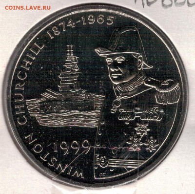 ФОЛКЛЕНДЫ 50 ПЕНСОВ 1999 ЧЕРЧИЛЛЬ 11.08.16 В 22.00МСК (Г147) - 4-ф99