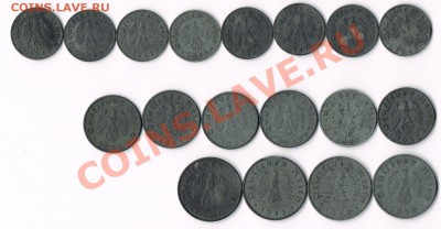Монеты Рейх германии 1- 5-10 pfenning  Цинк - CCI28112010_00015a