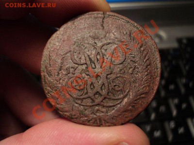 2 копейки 1757 (перечекан) - DSC00920.JPG