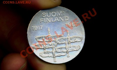 Фины 10 марок 1967 Серебро до 03.12.10. 22-00 мск. - 10 м 1967-4