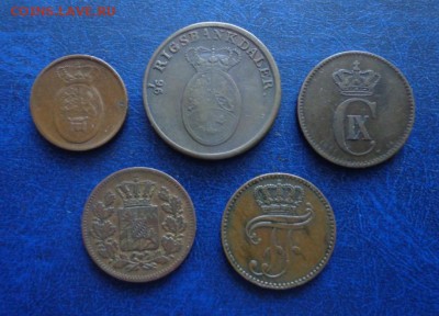 Германские княжества и Дания .  Медь. Предпродажная оценка. - DSC00459.JPG