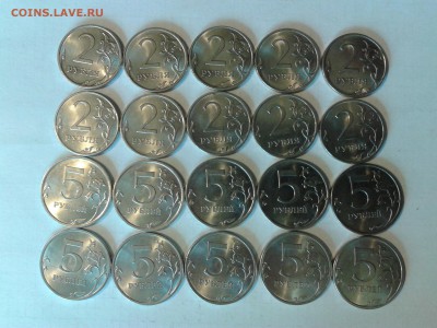 по 5 комплектов монет 2010 СП и 2013 СП - комп10.13.Р.1