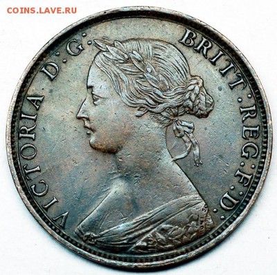 Великобритания_полпенни 1862; до 08.08_22.02мск - 12482