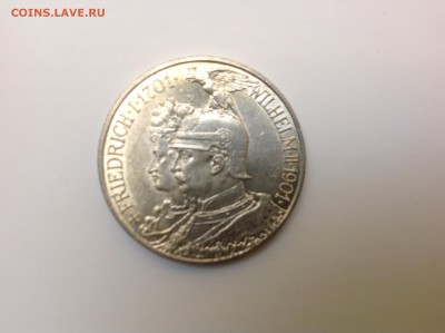 Пруссия, 2 марки 1901, династия до 10.08 22.30 - image