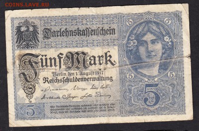 Германия 1917 5м до 10 08 - 751