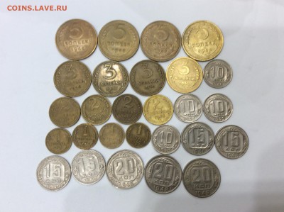 Подборка монет 1946-50 до 12.08.2016 до 22:15 - image