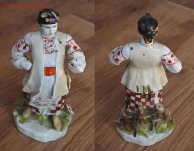 Статуэтка "Одарка", СССР, 1976 год. 14,08 - 22,00 - Хохлушка