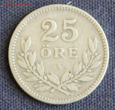 С 1 руб. ШВЕЦИЯ 25 эре  1917г. до 16.08. в 22-00 - IMG_2660.JPG