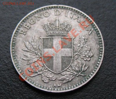 Италия, 1919 г. перечекан с 1894 года. - ит 1919 4