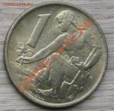 Чехословакия 1 крона.1969 г.До 3.11.10 г. 20-00 МСК. - Чехословакия 1 кр. 69.1
