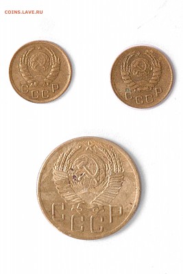 Монета 5 к.  1953 редкая и 1 к.   1940. - DSC_5449