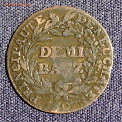 С 1 руб. ШВЕЙЦАРИЯ  г.НЕВШАТЕЛЬ DEMI BATZ 1807г.до 19.08 - IMG_2343.JPG