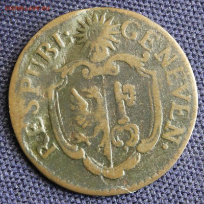 С 1 руб. ШВЕЙЦАРИЯ GENEVA 9 DENIERS (3 Quarts) 1775г.до 19.8 - IMG_2875.JPG