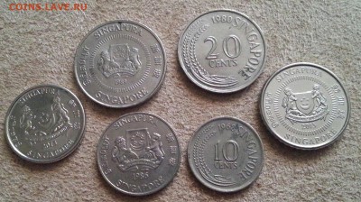 Подборка монет СИНГАПУРА до 17.08.16 - 20160813_190307-1