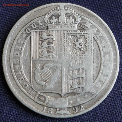 С 1 руб. БРИТАНИЯ 1шиллинг 1892г. ВИКТОРИЯ до 20.08. в 22-00 - IMG_2850.JPG
