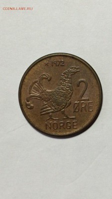 2 Оре Норвегия 1972г недорого до 20.08.16 в 22.00 по мск - vDId2Ak9WFo