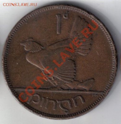 Ирландия 1 пенни 1931 до 3.12 21.00мск - Ирландия 1 пенни 1931-1