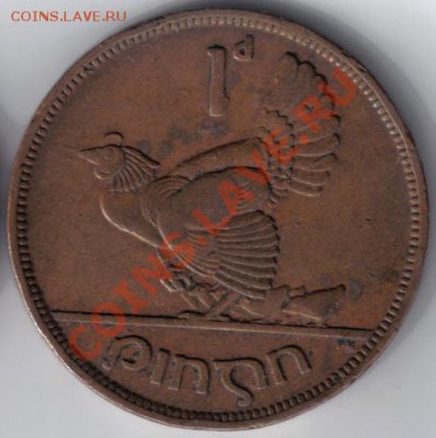 Ирландия 1 пенни 1942 до 3.12 21.00мск - Ирландия 1 пенни 1942-1