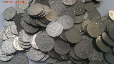 2 рубля 1999 СПМД - 200 монет!!! - 2016-08-14-5819