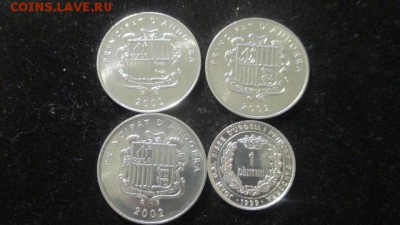 Андорра набор 4 монет до 19.08.16 - Андорра 4 монеты2.JPG