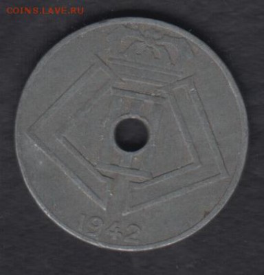 Бельгия 10 сантимов 1942 Фл.-Фр. до 17.08.2016 21-00 - 002