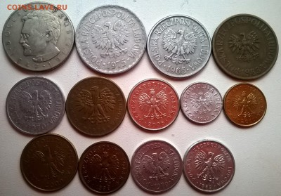 13 монет Польши без повторов до 17.08.2016 21-00 - Польша 13 монет р