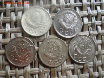 Копейки, 5 шт. 1940-1957г. До 22.08.2016г. - 22.08 035.JPG