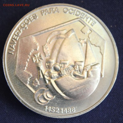 С 1 руб. ПОРТУГАЛИЯ 200 эскудо  1991г.КОРАБЛИК до 22.08.в 22 - IMG_2702.JPG