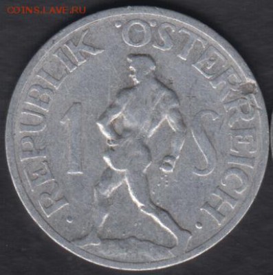 Австрия 1 шиллинг 1946 до 18.08.2016 21-00 - 01