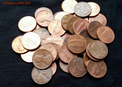 1 цент США (38 шт.) - Vi3uwL3mwU4