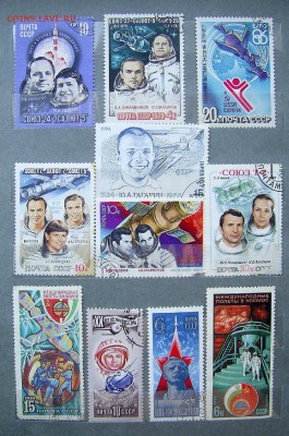 Лот Космос СССР  100+ марок - космос1
