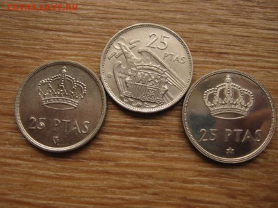 Испания 25 песет 1957-75-82 до 19.08.16 в 21.00 М - IMG_6534.JPG