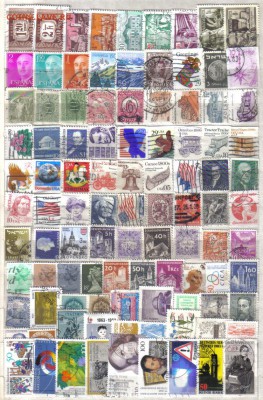 Марки мира 100шт №02 до 20.08 22.00мск - Марки мира 100шт №02