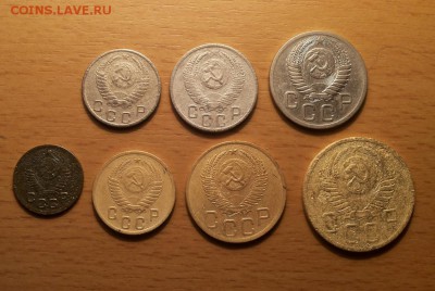 годовой комплект 1952г - 1,2,3,5,10,15,20 коп до 24.08 блиц - 1952 годовой 2 2