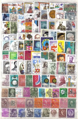Марки мира 100шт №019 до 20.08 22.00мск - Марки мира 100шт №019