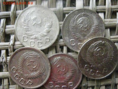 Копейки, 5 шт. 1938-1957г. До 25.08.2016г. - 25.08 038.JPG