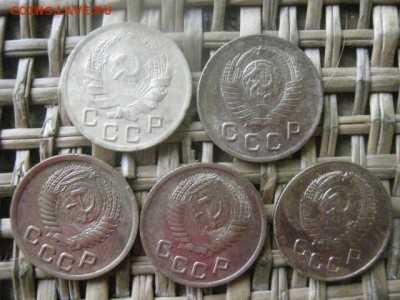 Копейки, 5 шт. 1938-1957г. До 25.08.2016г. - 25.08 036.JPG