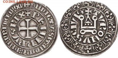 Гро-турнуа Филиппа IV Красивого 1285-1290 г.г. - гро турнуа