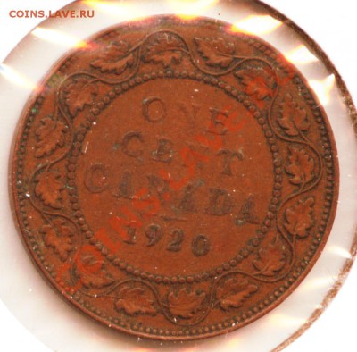 L72 1¢ Канада 1920 F до 08.12 в 22°° - L72 1c Canada 1920 F_1