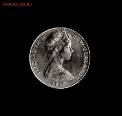 Новая Зеландия 1 доллар 1969 г. (200-летие экспедиции Джеймс - Новая Зеландия Кук2