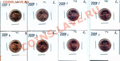 L73 1¢ США 2009 BU 8 шт. до 08.12 в 22°° - L42 1C USA 2009 8 PCS_1