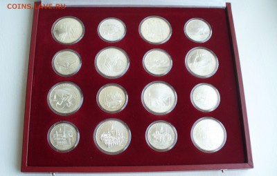 Набор монет "Олимпиада-80" серебро в красной коробке. - P1170600.JPG