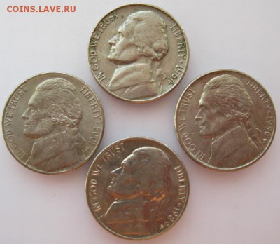 Монеты США оценка - five cents 1