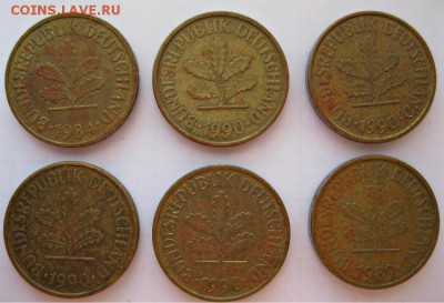 Монеты Германии оценка - 5 pfennig 2