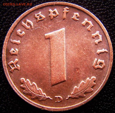 Германия. 3-й Рейх_1 рейхспфенниг 1937(D); до 23.08_22.22мс - 12471