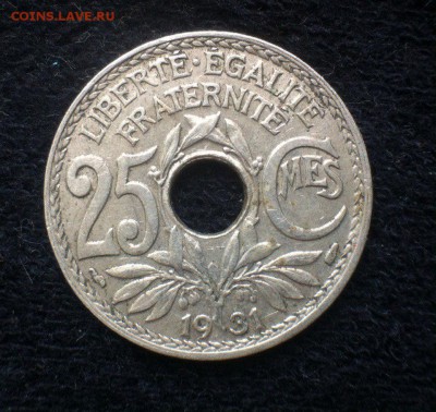 25 сантимов 1931 Франции,до 24.08. - up2xbWY0gp0