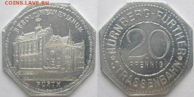 Транспортные нотгельды Нюрнберга-Фюрта. Краткий обзор. - Berolzheimerianum